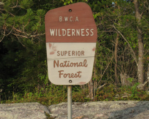 BWCAW sign